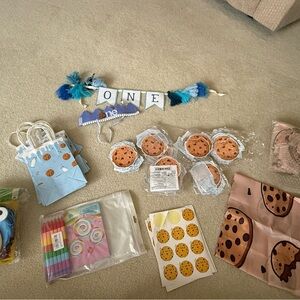 One Sweet Cookie Themed Party Supplies Set